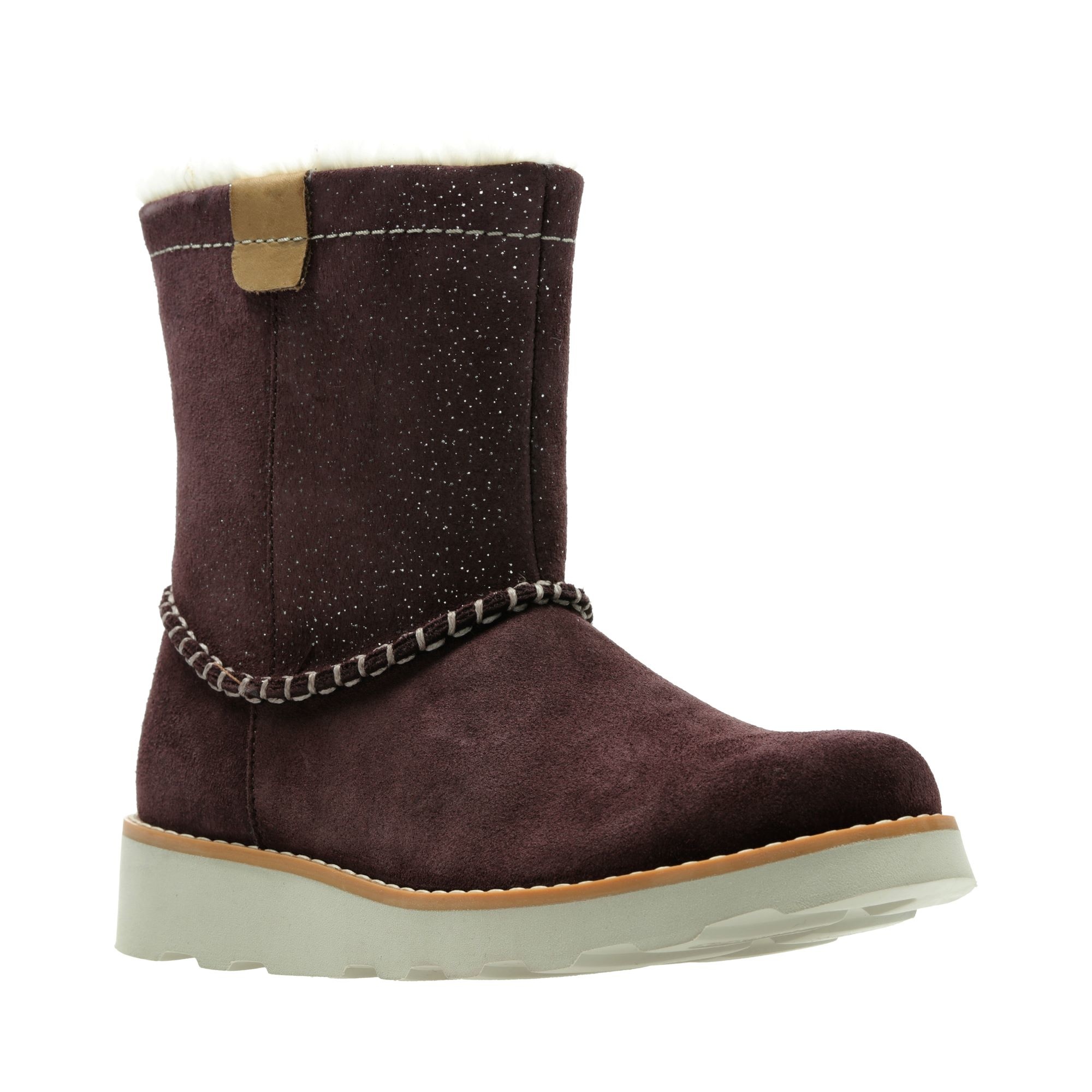 clarks girls suede boots