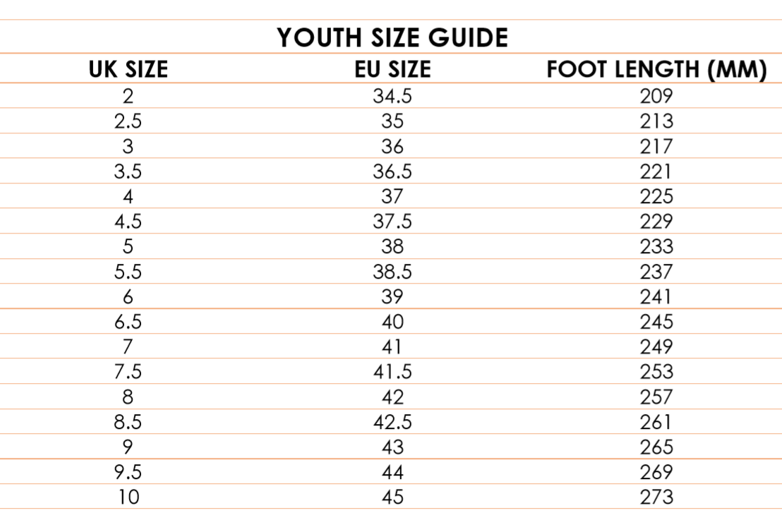 shoe size 41 in english