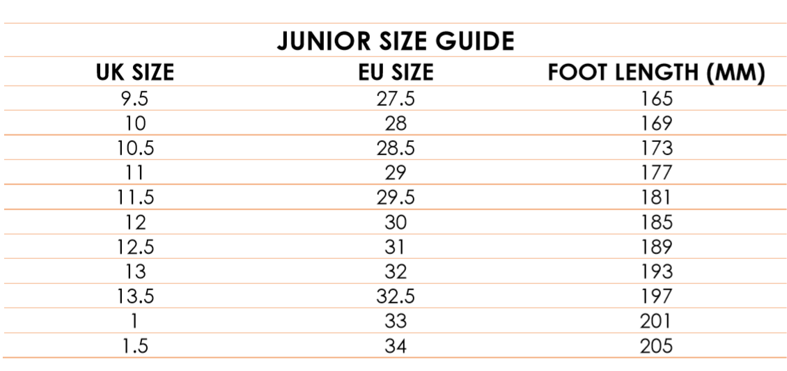 Kids Shoe Size Chart I How do I measure my kid's feet? - Shoes for Children