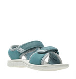 Clarks Surfing Tide Teal Synthetic Infant