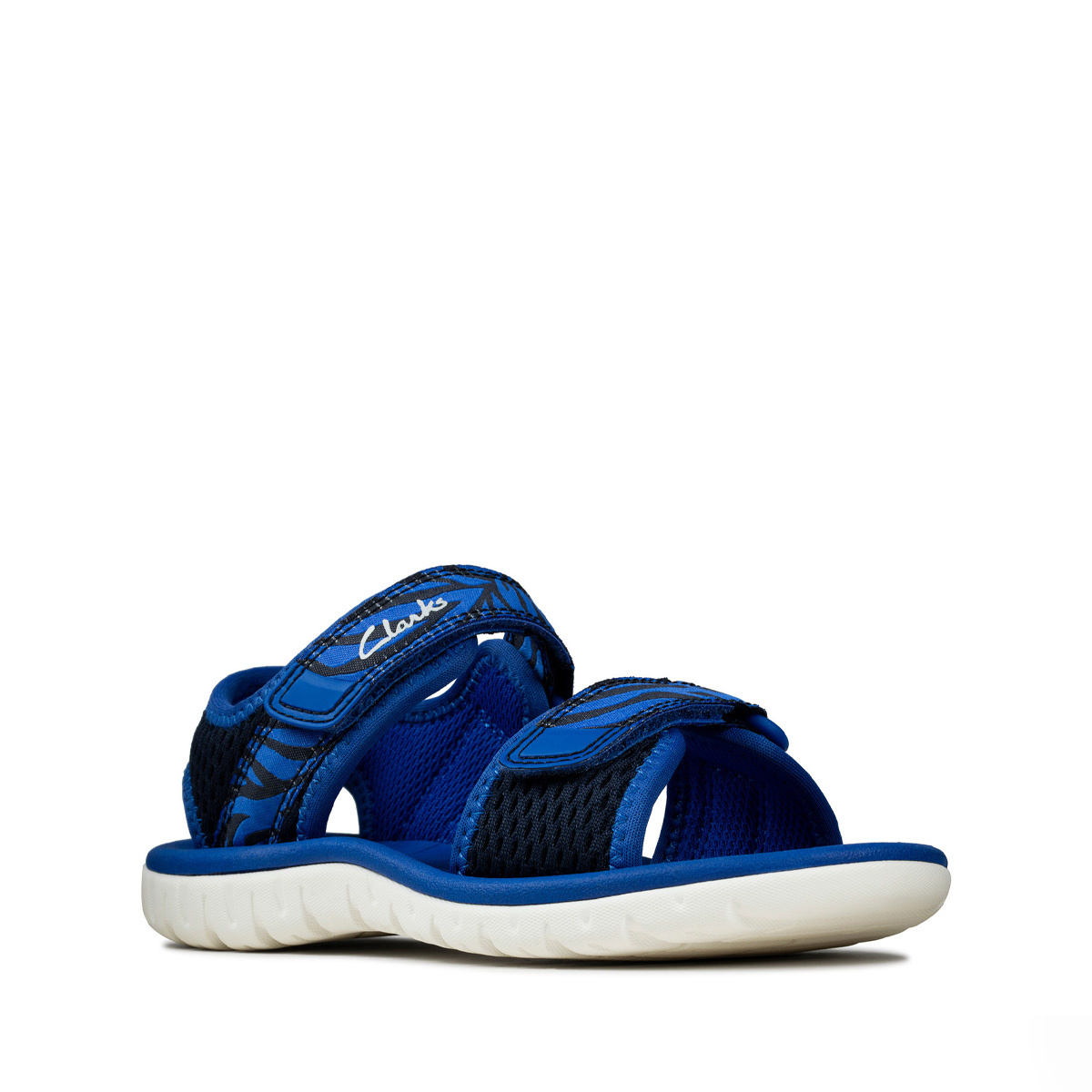 clarks navy blue sandals