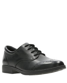 scala bloom youth black leather