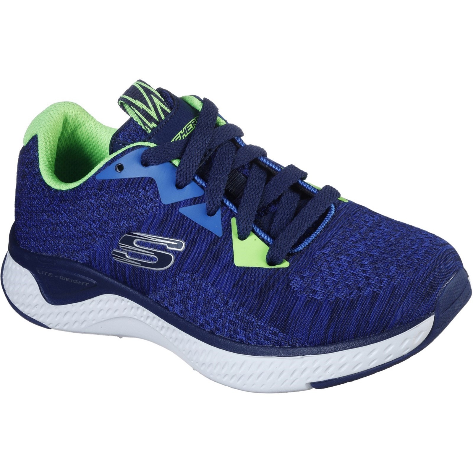 skechers solar fuse navy