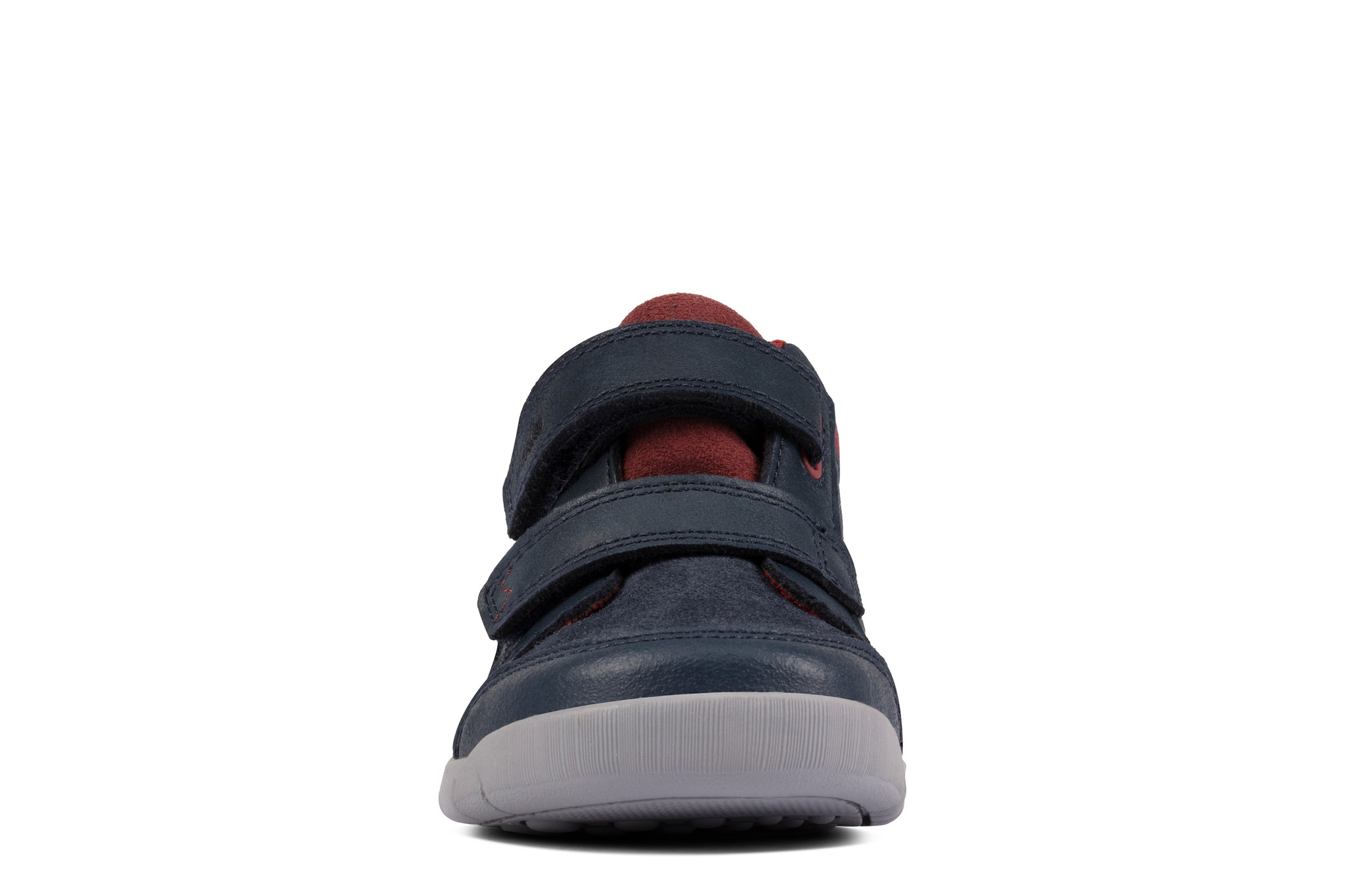 Clarks Rex Park Navy Leather Infant