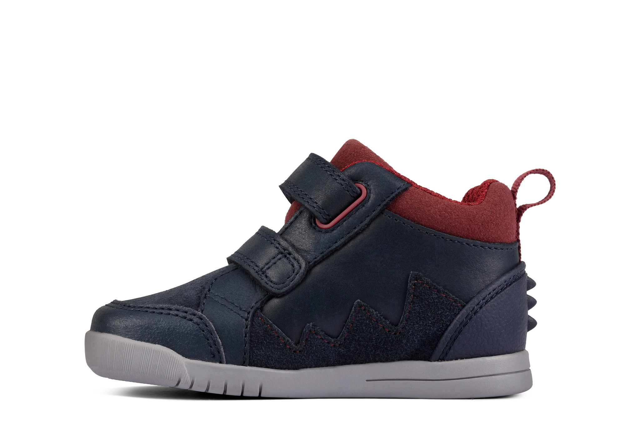 Clarks Rex Park Navy Leather Infant