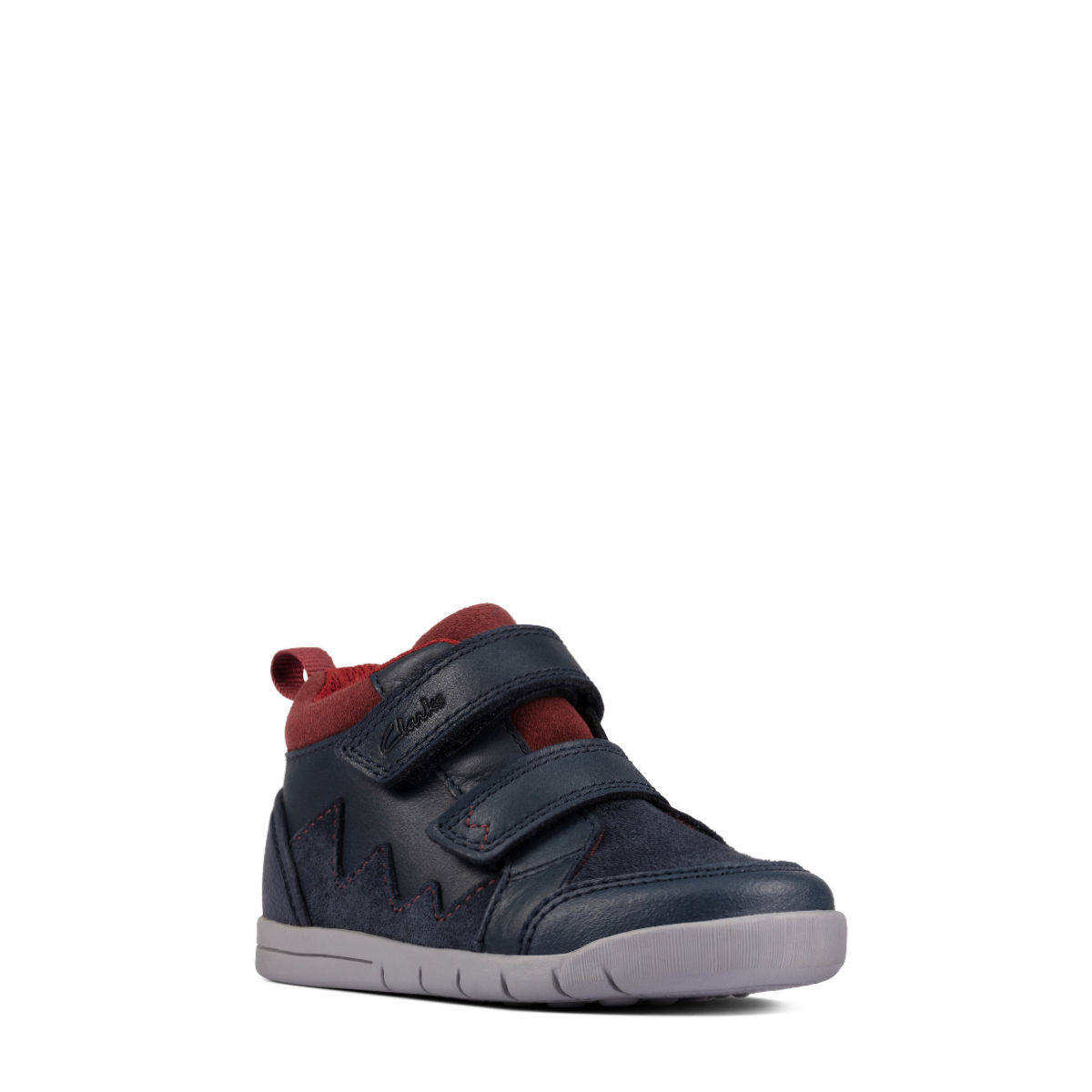 Clarks Rex Park Navy Leather Infant