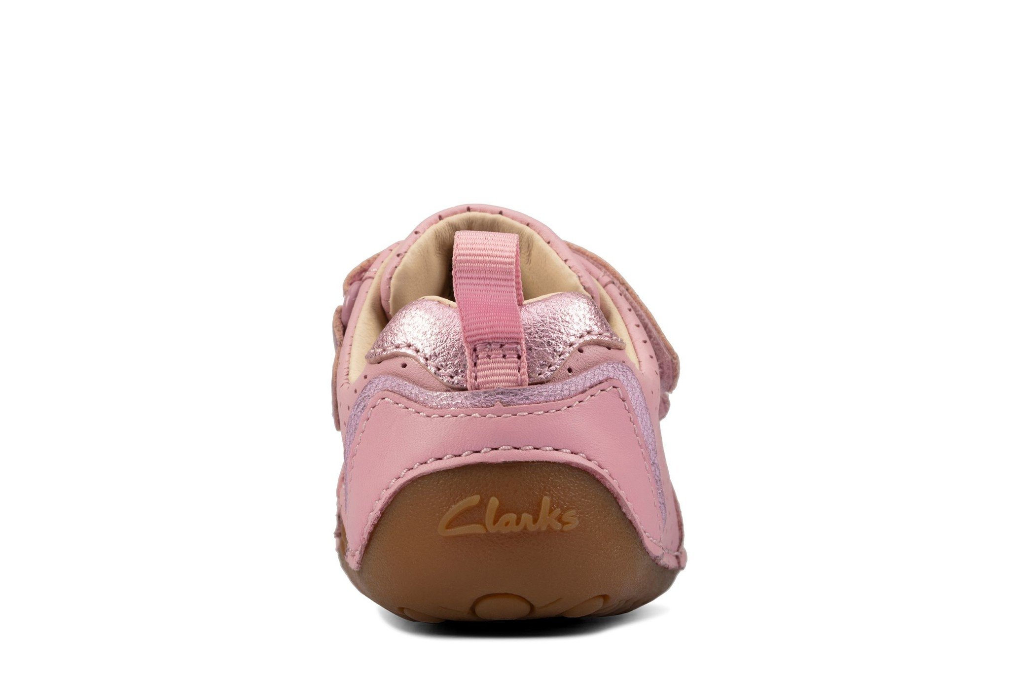 Clarks Tiny Sky Light Pink Leather