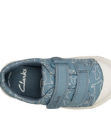 Clarks City Bright Mid Blue Infant