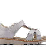 Clarks Crown Flower White Junior