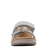 Clarks Crown Flower White Junior