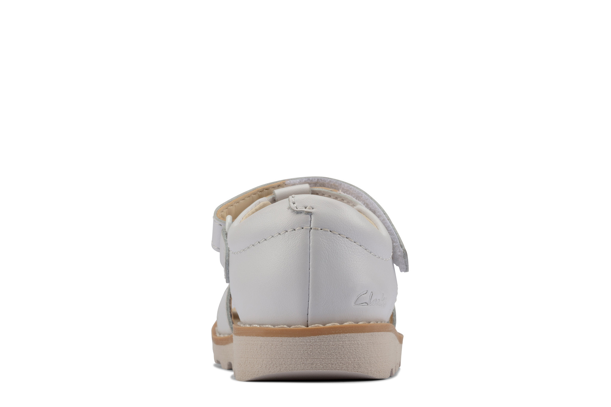 Clarks Crown Flower White Junior