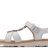 Clarks Crown Flower White Youth