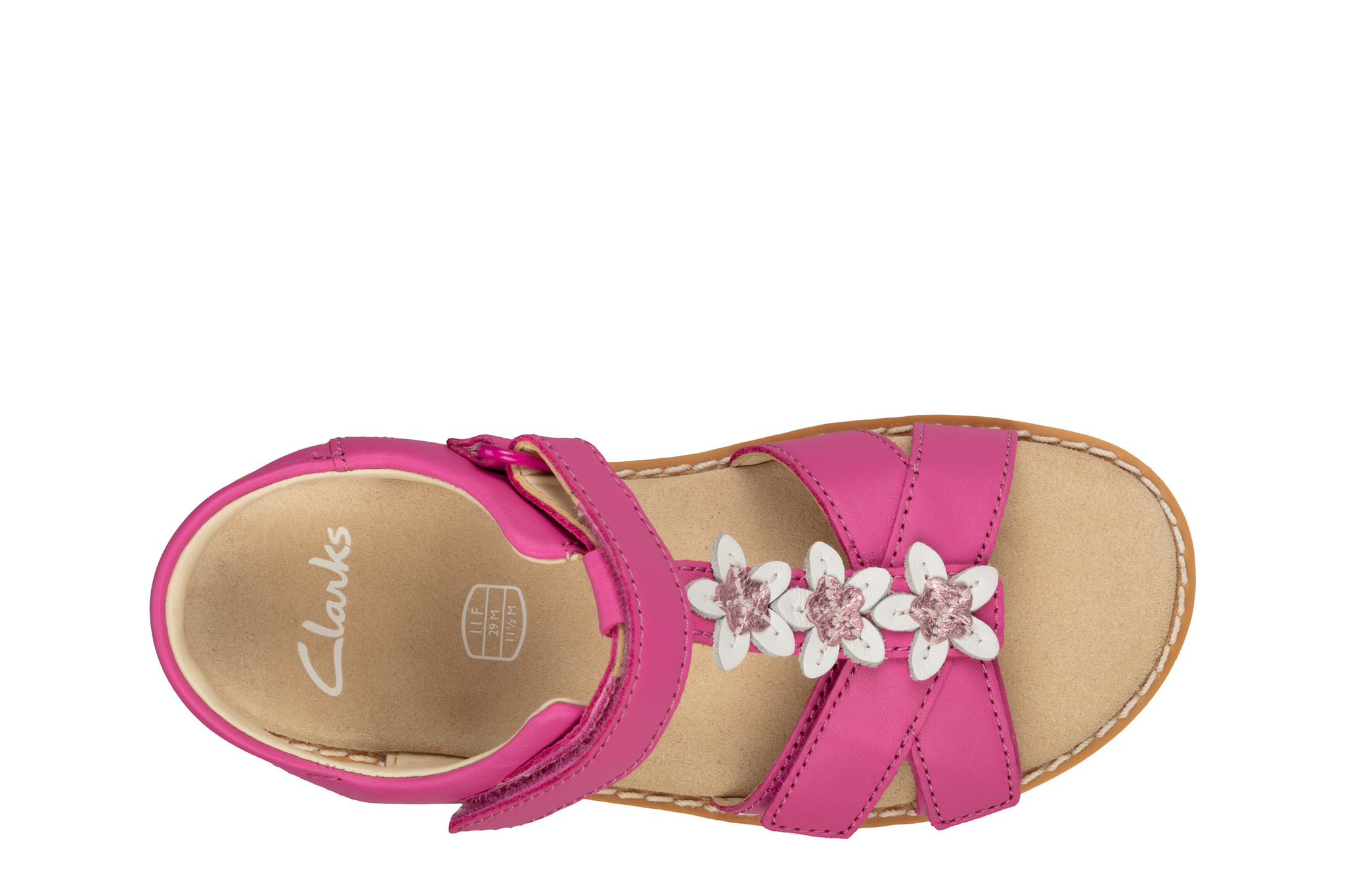 Clarks Crown Flower Hot Pink