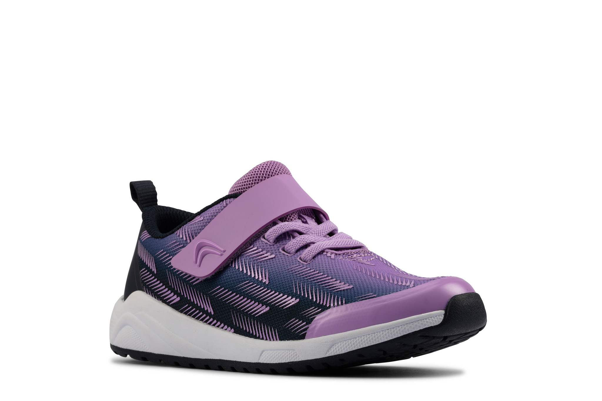 clarks purple trainers