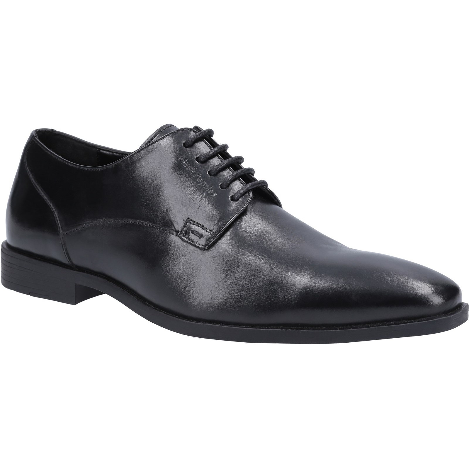 Hush Puppies Ezra Black Leather