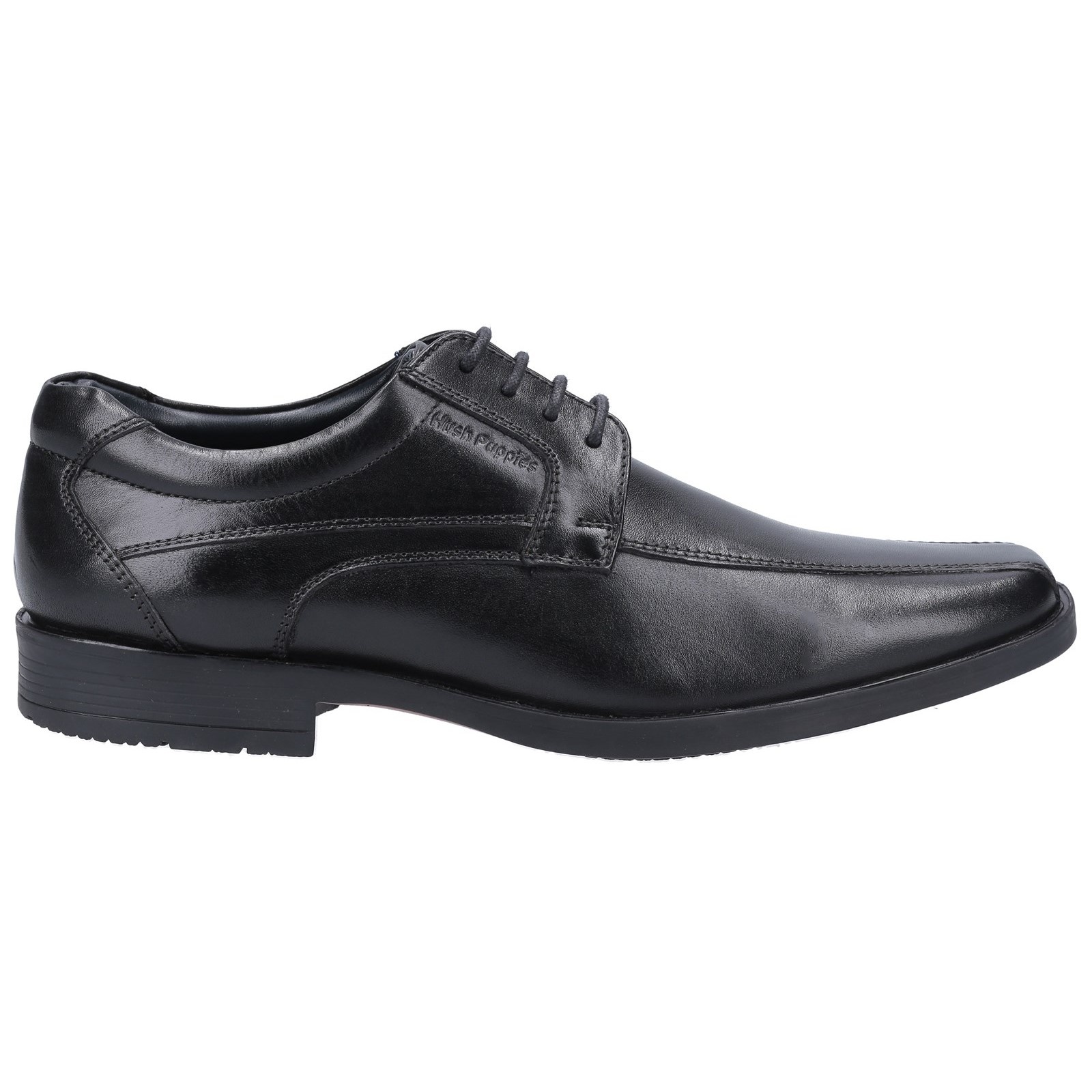 Hush Puppies Brandon Black Leather