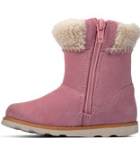 Clarks Crown Loop Pink Suede Junior