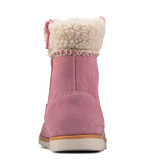 Clarks Crown Loop Pink Suede Junior