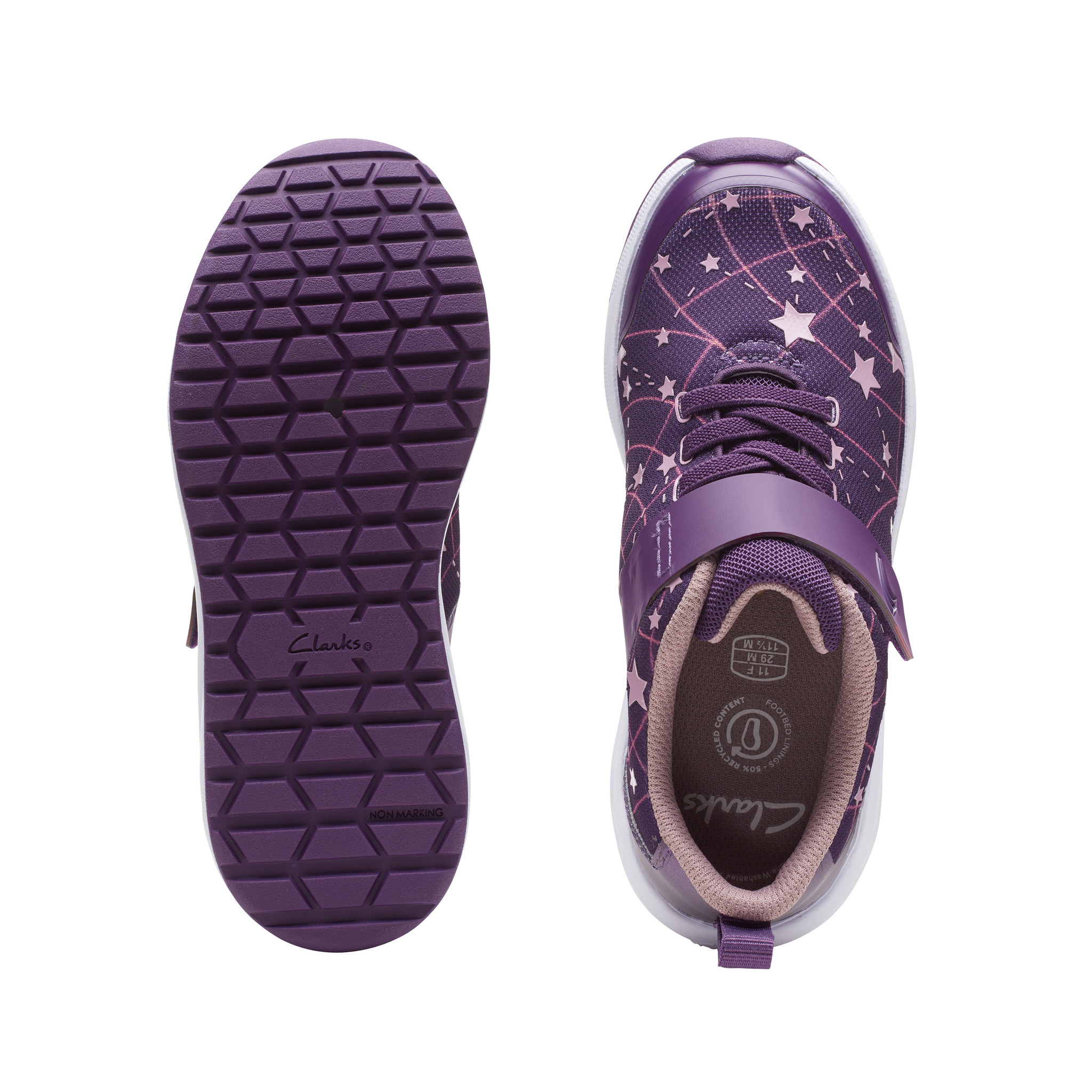 Clarks Aeon Late Purple Combi Junior