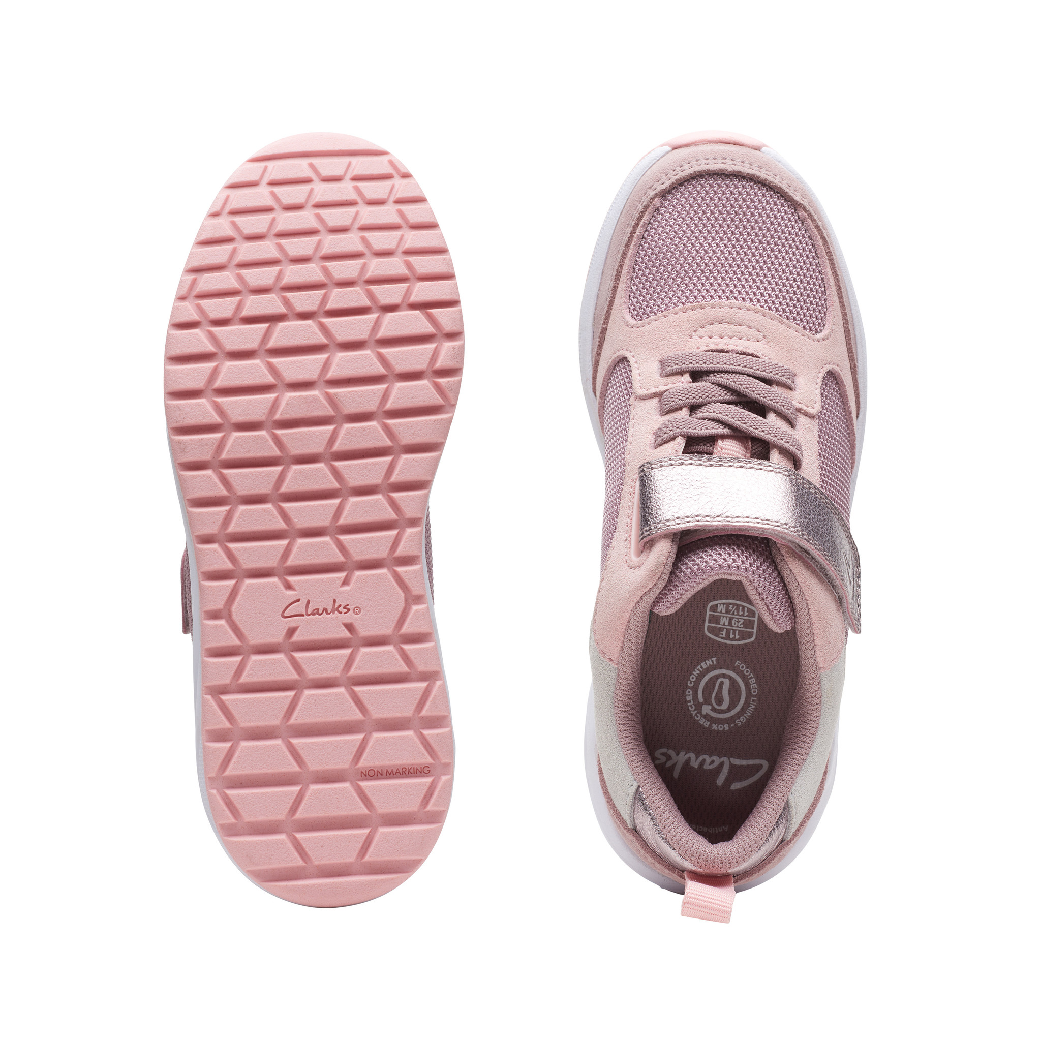 Clarks Aeon Flex Pink Combi Junior