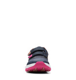 Clarks Girls ClowderRace Navy Junior