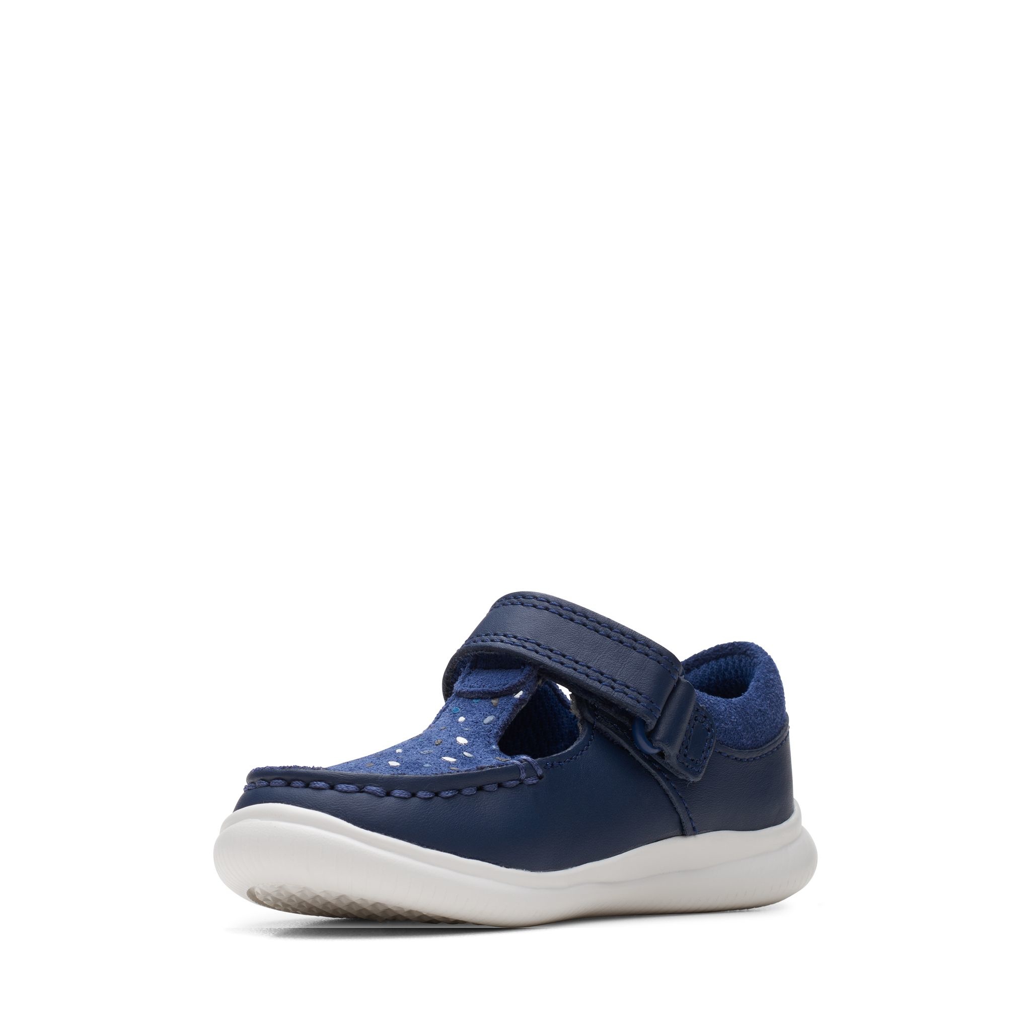 Clarks Crest Moc Dark Blue