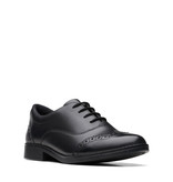 Clarks Aubrie Tap Black Leather