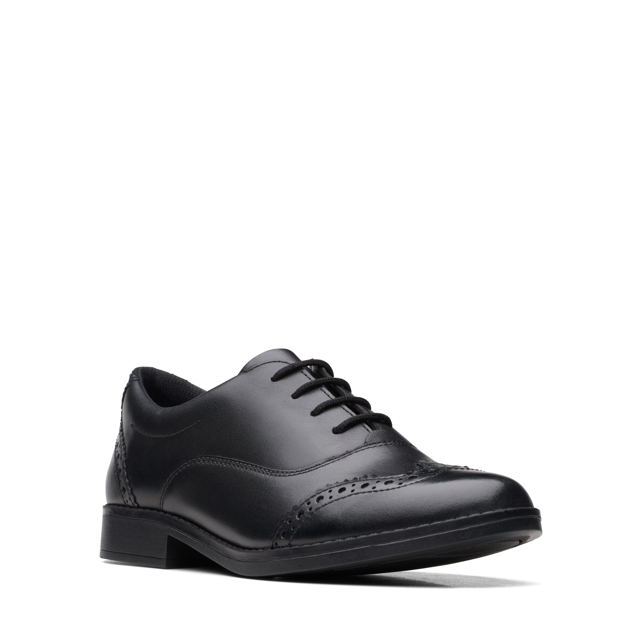 Clarks Aubrie Tap Black Leather