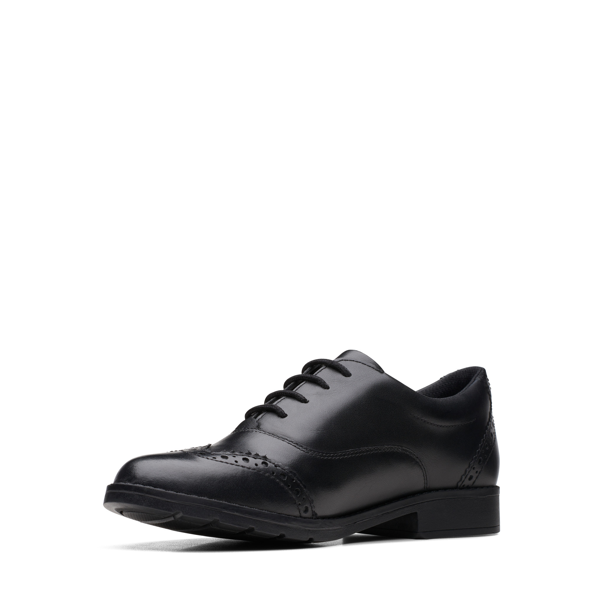 Clarks Aubrie Tap Black Leather