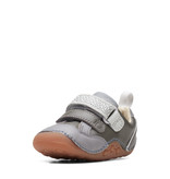 Clarks Tiny Print Grey Combi