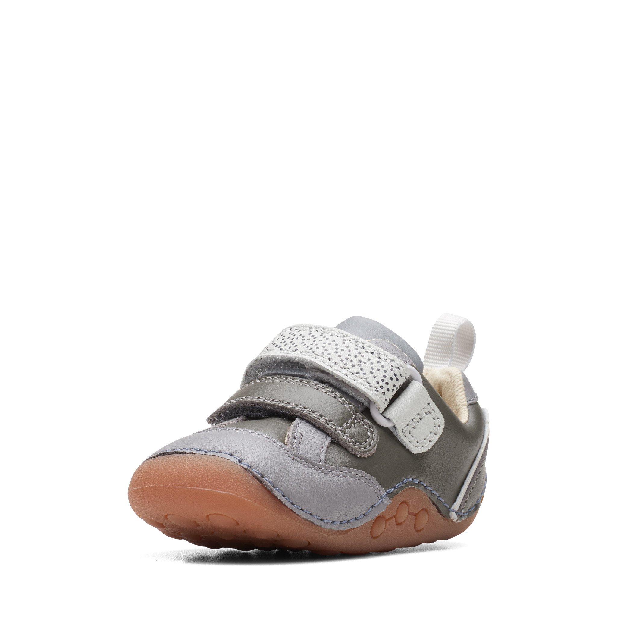 Clarks Tiny Print Grey Combi