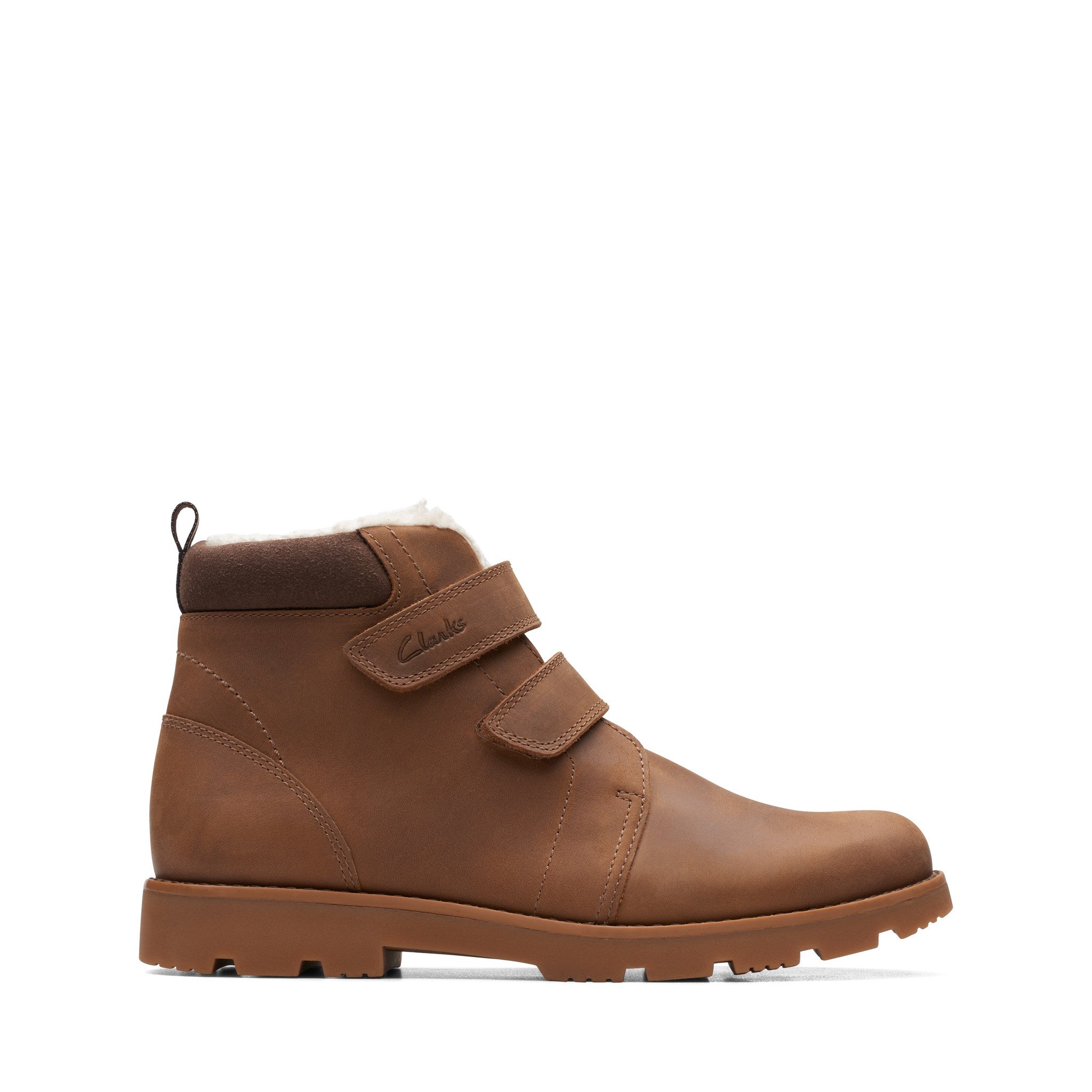 Clarks Heath Snug Tan Youth