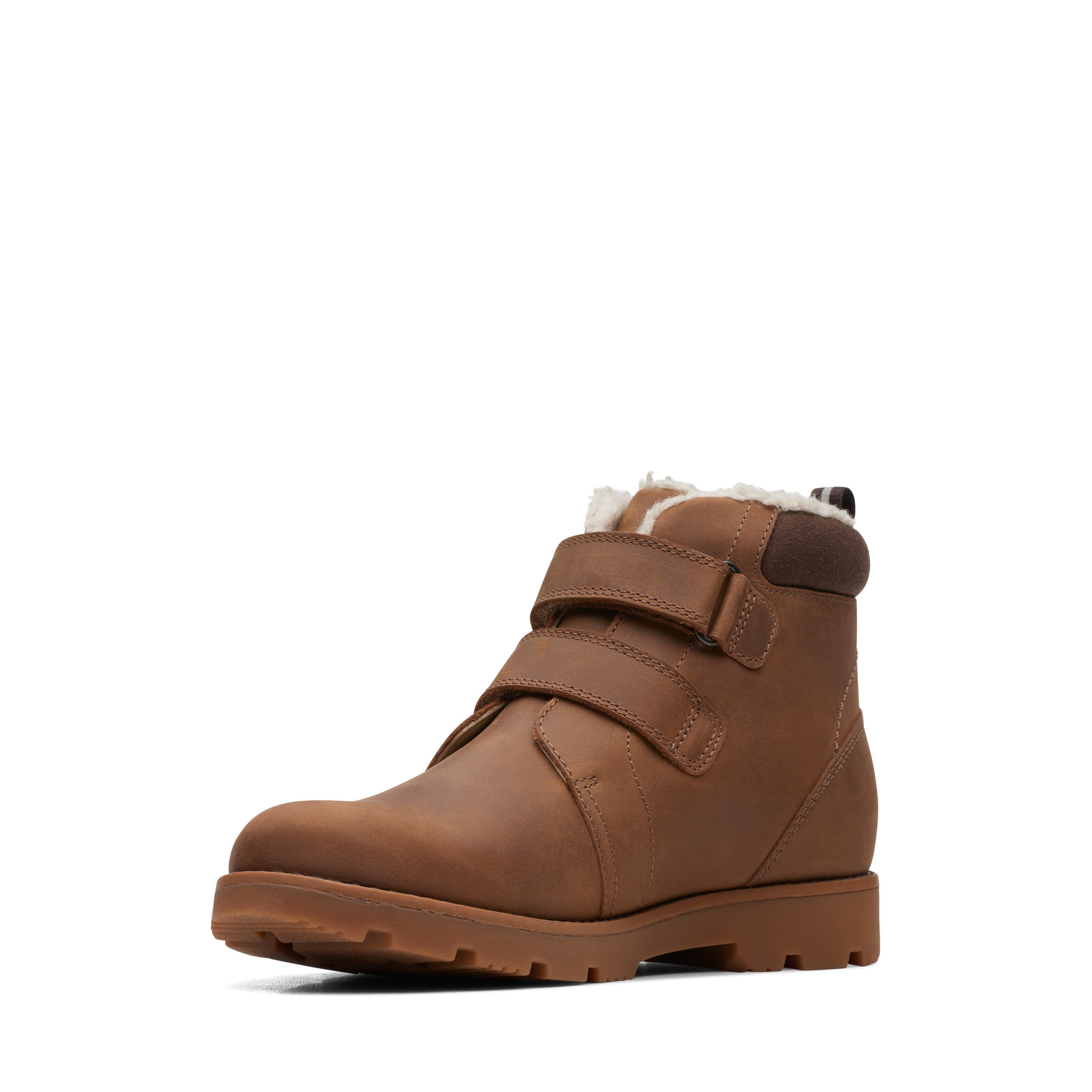 Clarks Heath Snug Tan Youth