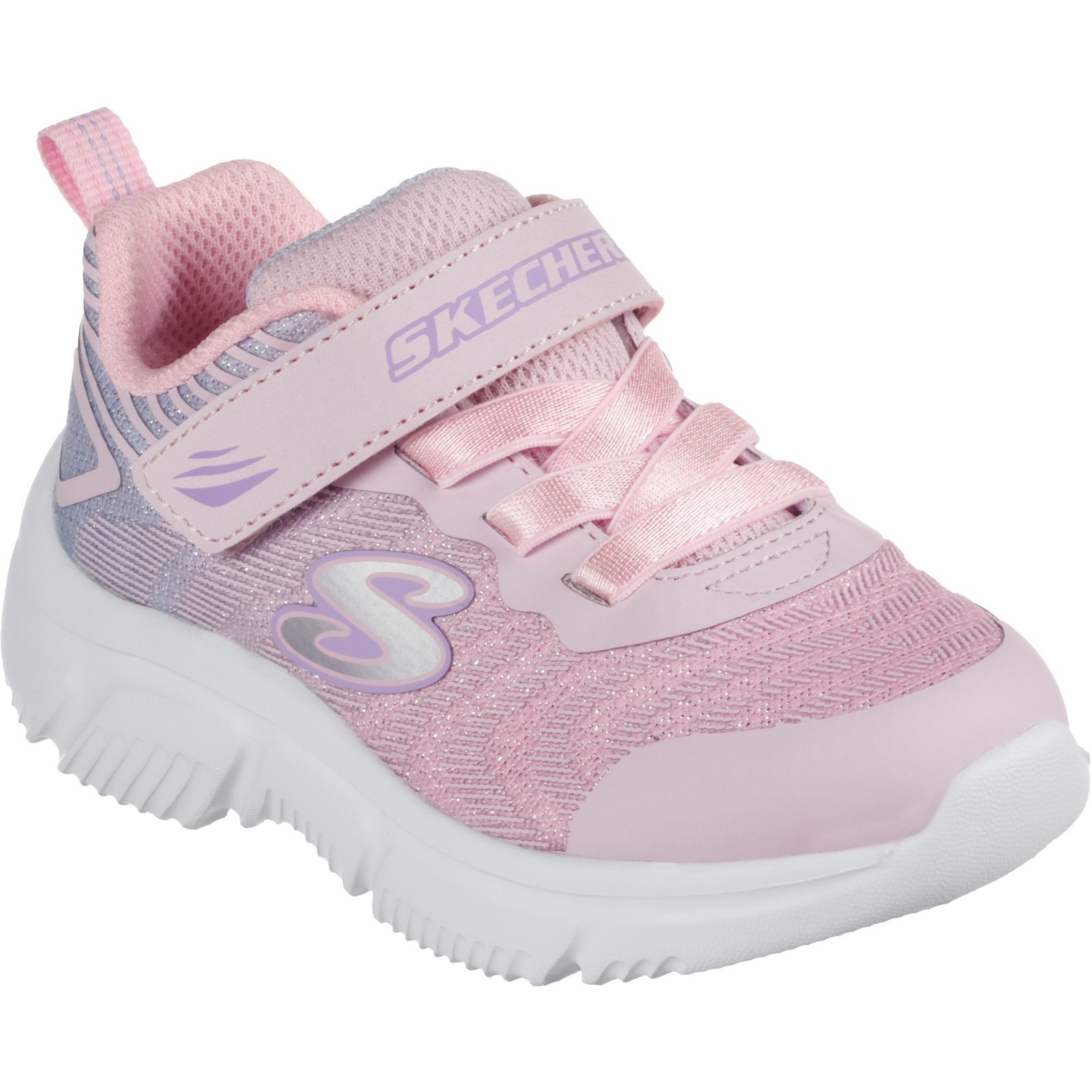 Skechers Girls Go Run 650 Fierce Flash Pink/Lavender - Shoes for Children