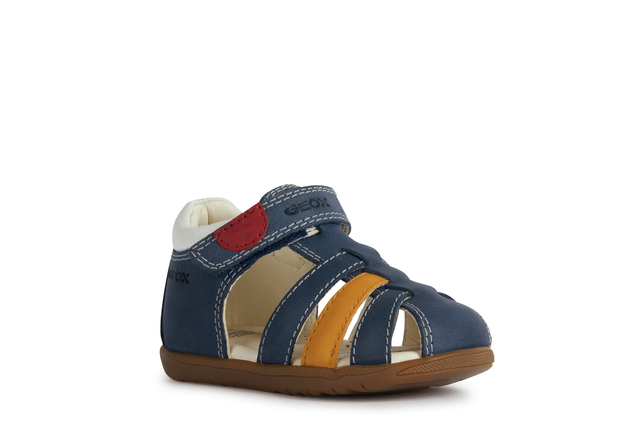 Geox Macchia Navy/Dark Yellow