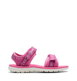 Clarks Surfing Tide Hot Pink Youth