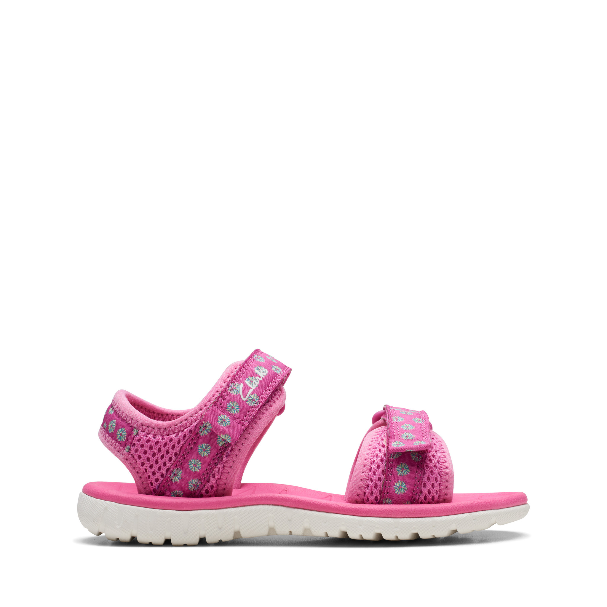 Clarks Surfing Tide Hot Pink Youth