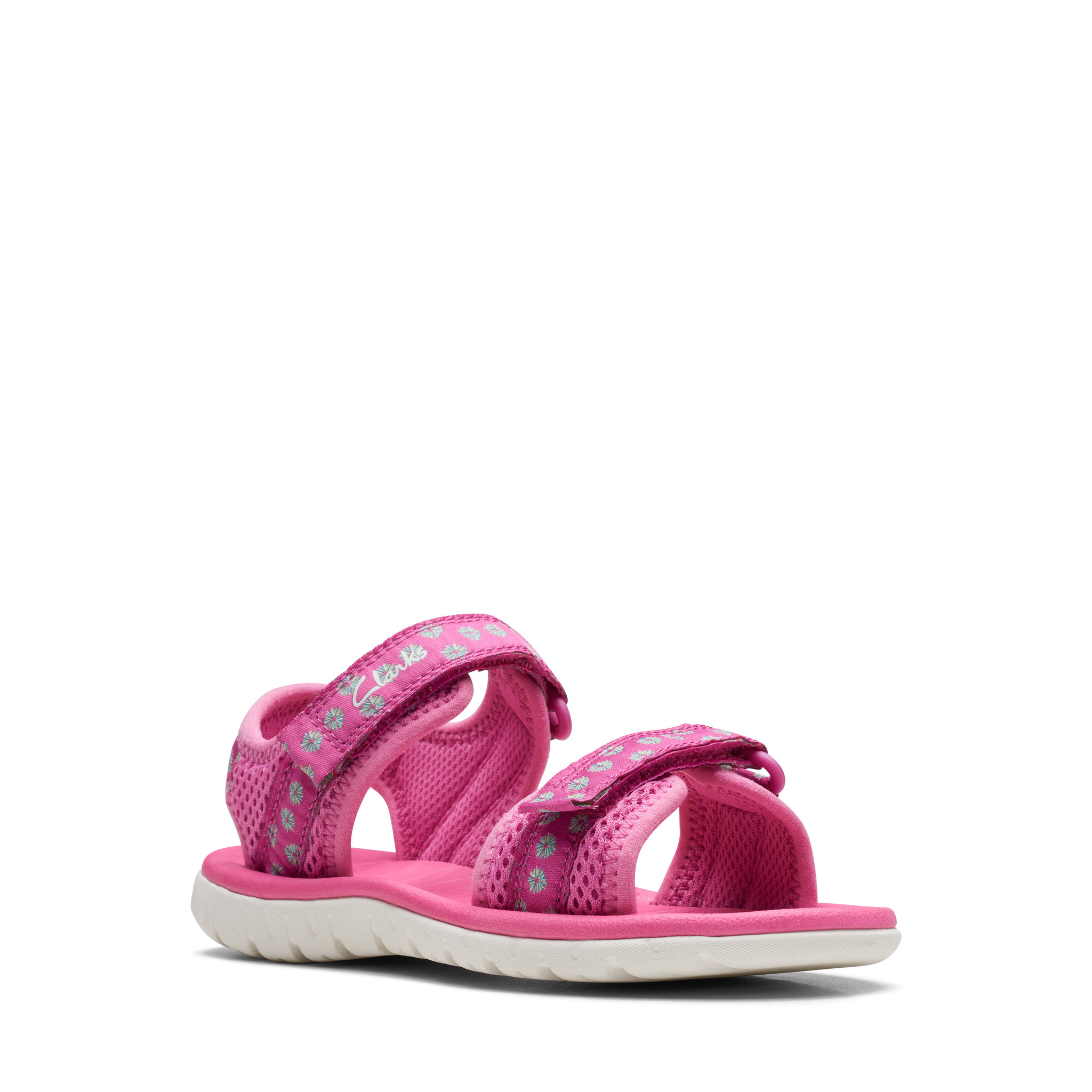 Clarks Surfing Tide Hot Pink Youth