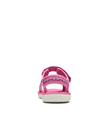 Clarks Surfing Tide Hot Pink Youth