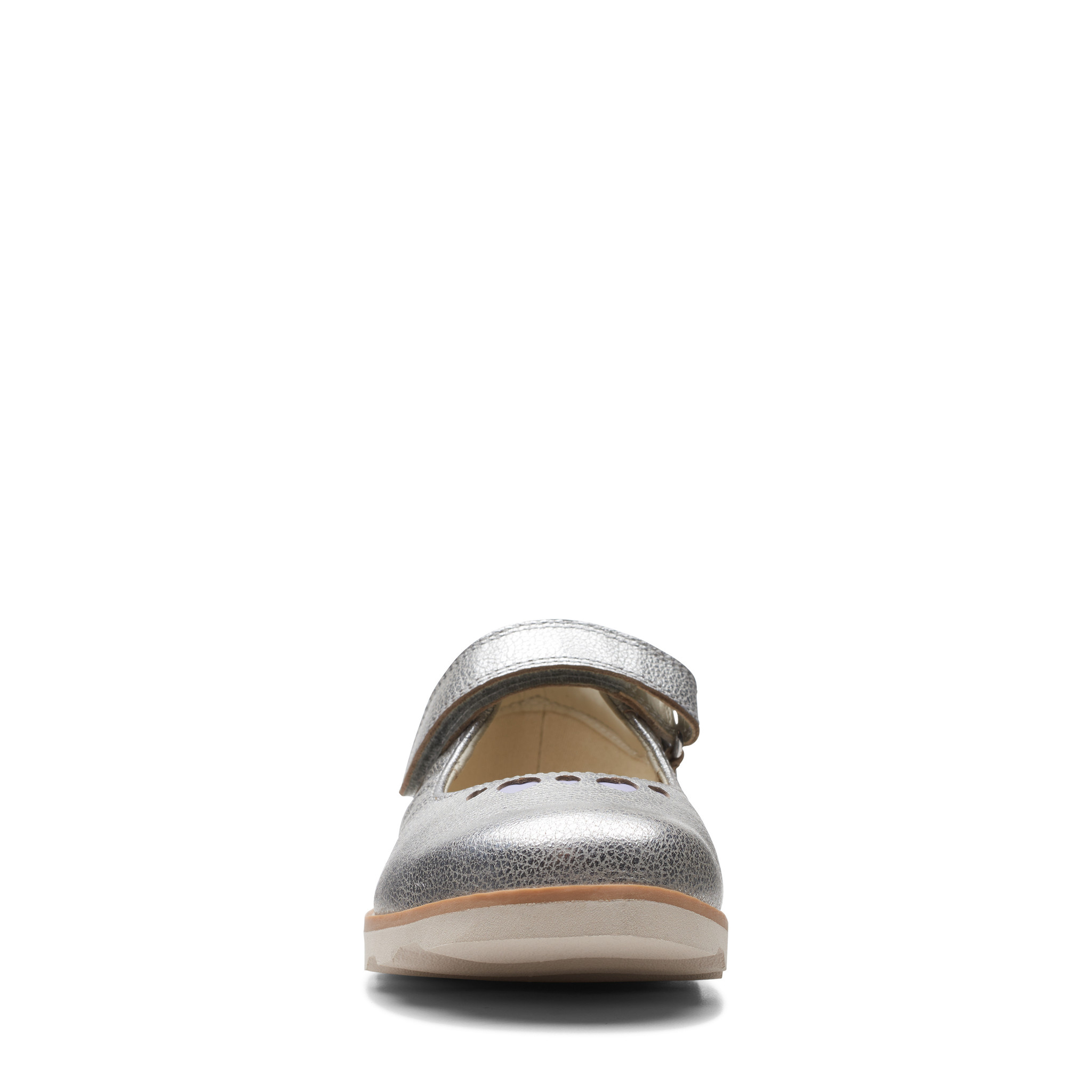 Clarks Crown Jane Metallic Junior