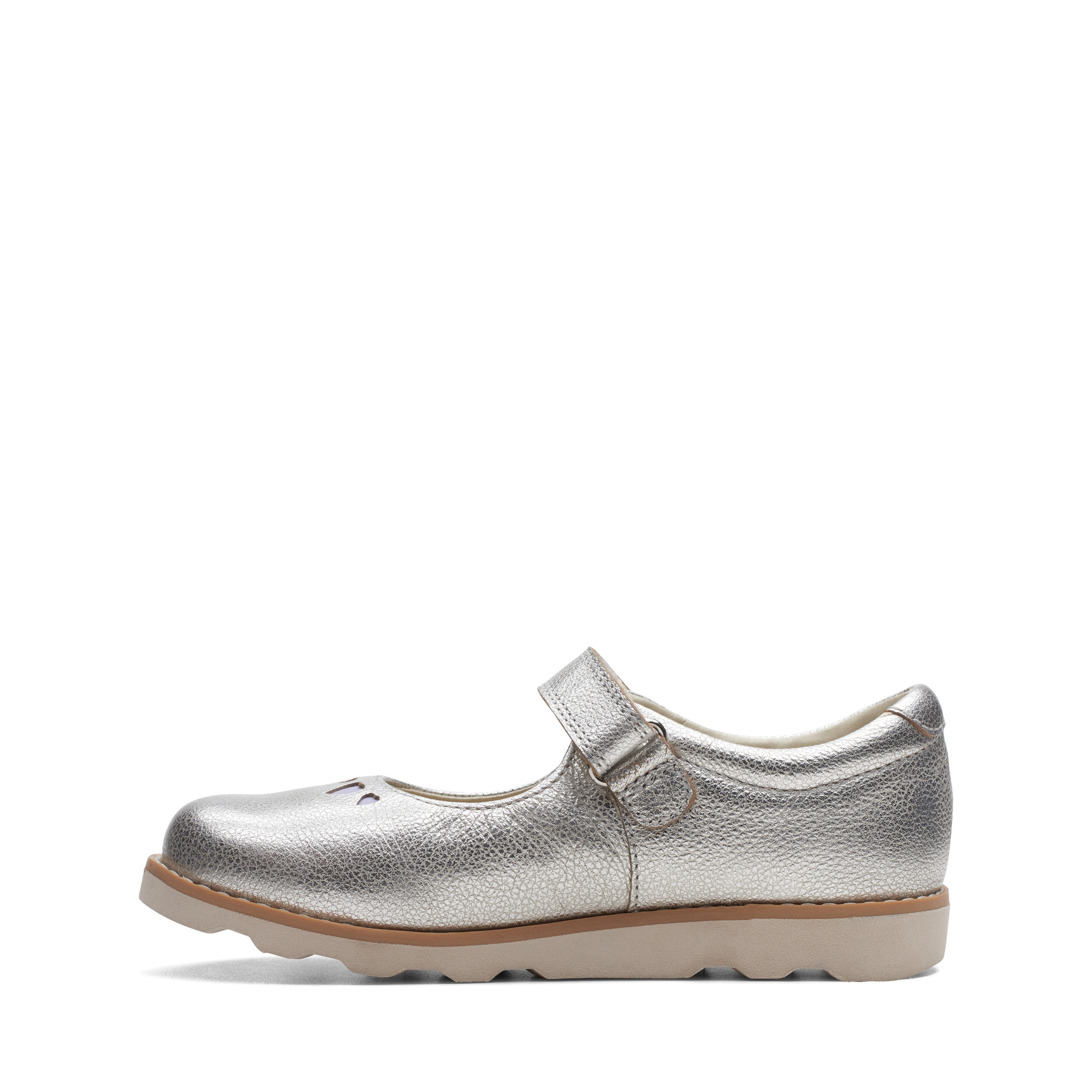 Clarks Crown Jane Metallic Junior