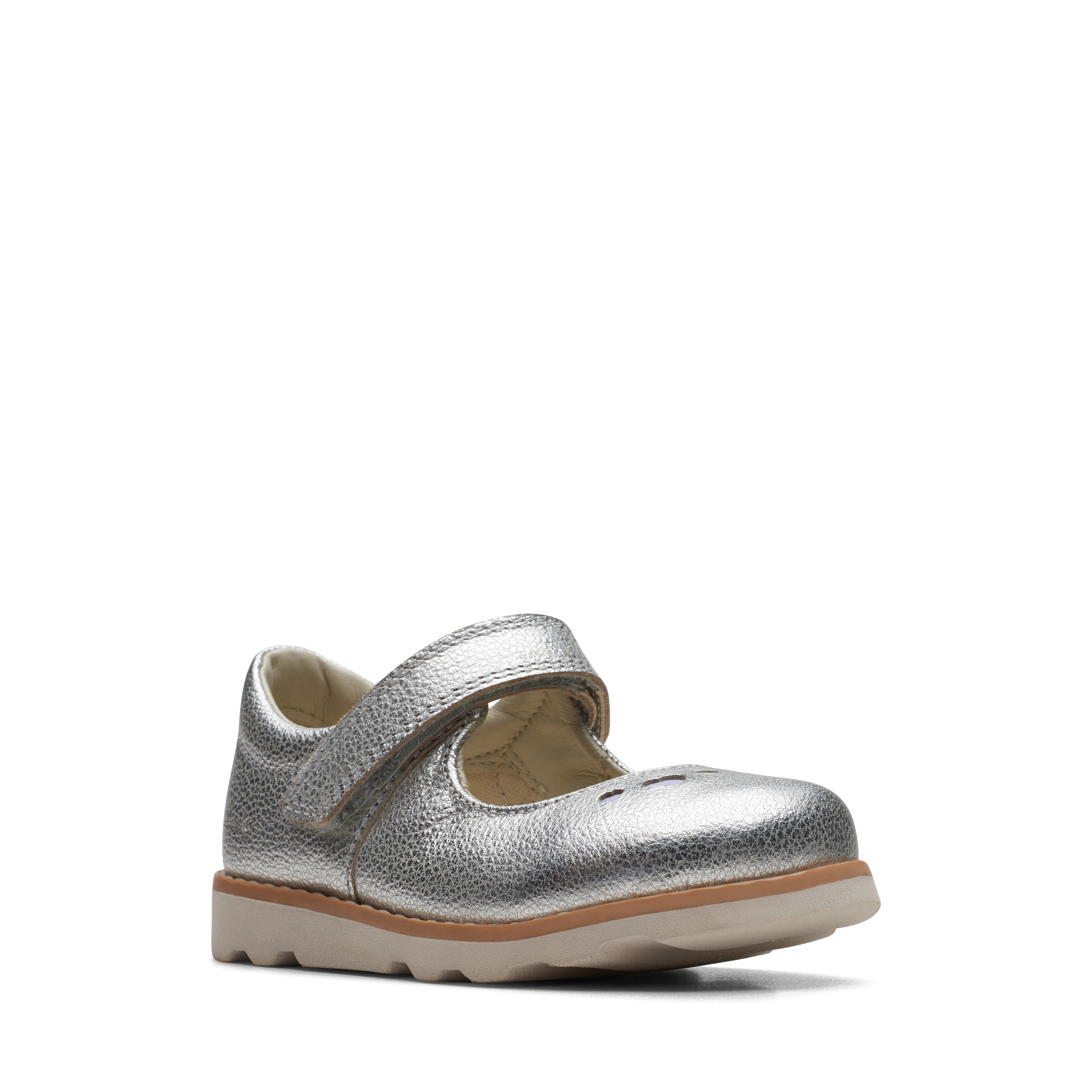 Clarks Crown Jane Metallic Infant