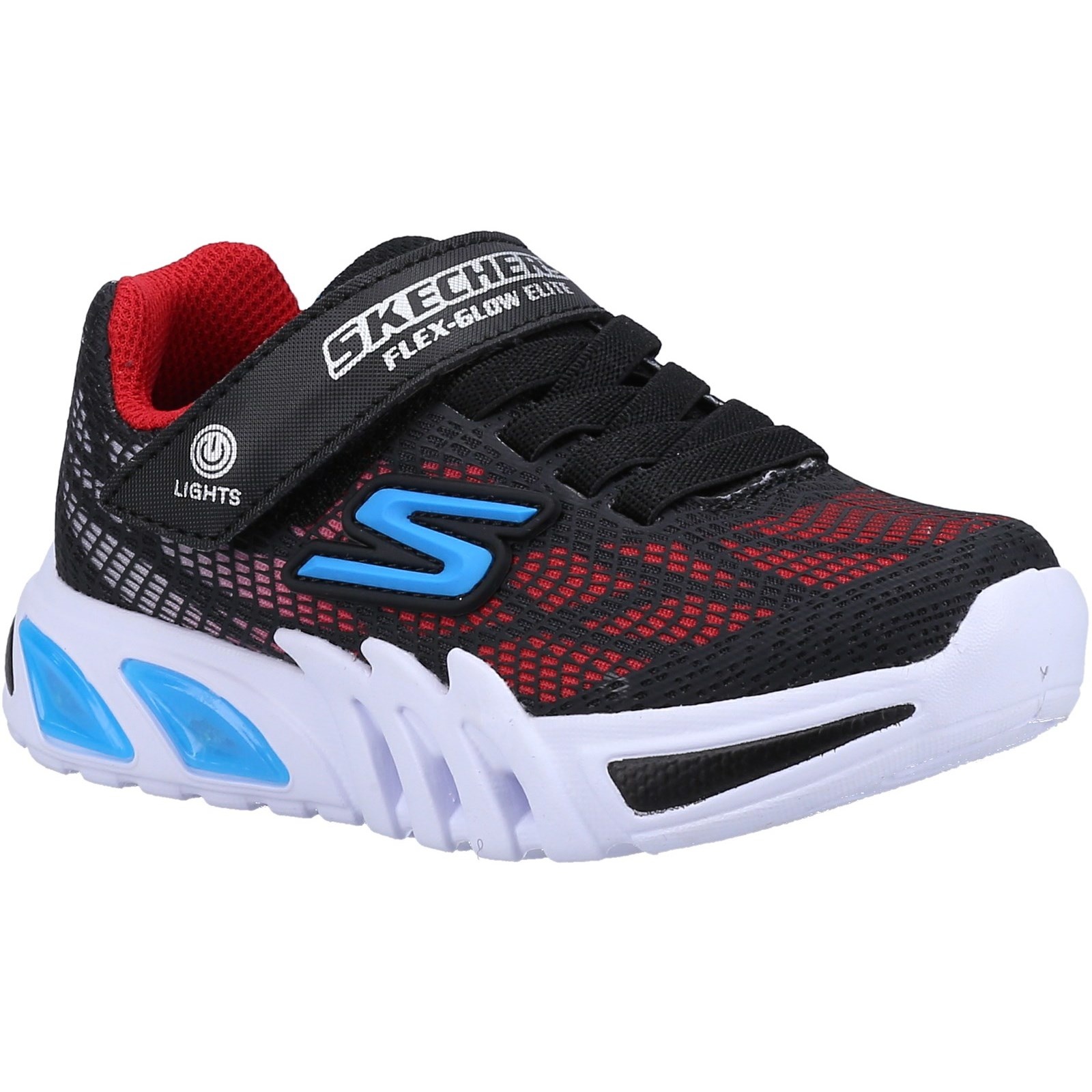 Skechers Flex Glo Elite Vorlo Black/Red/Blue