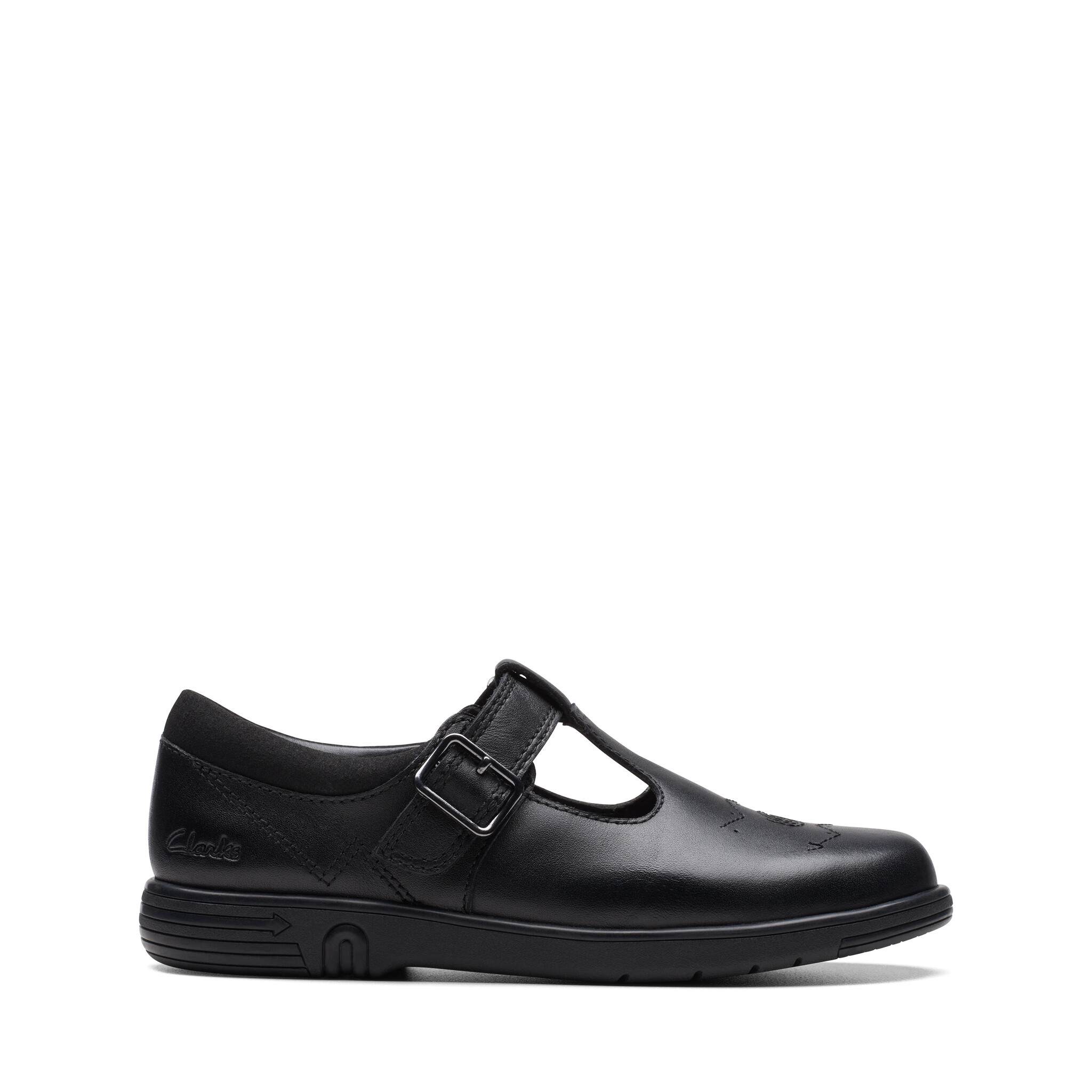 Clarks Jazzy Tap Black Leather