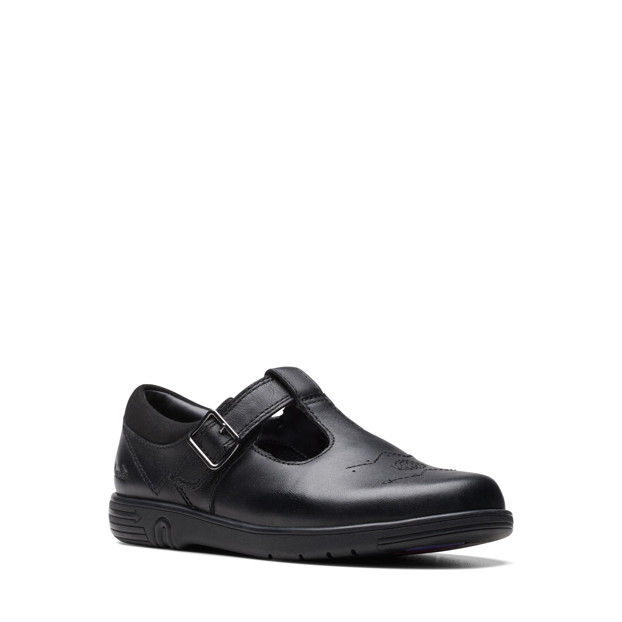 Clarks Jazzy Tap Black Leather