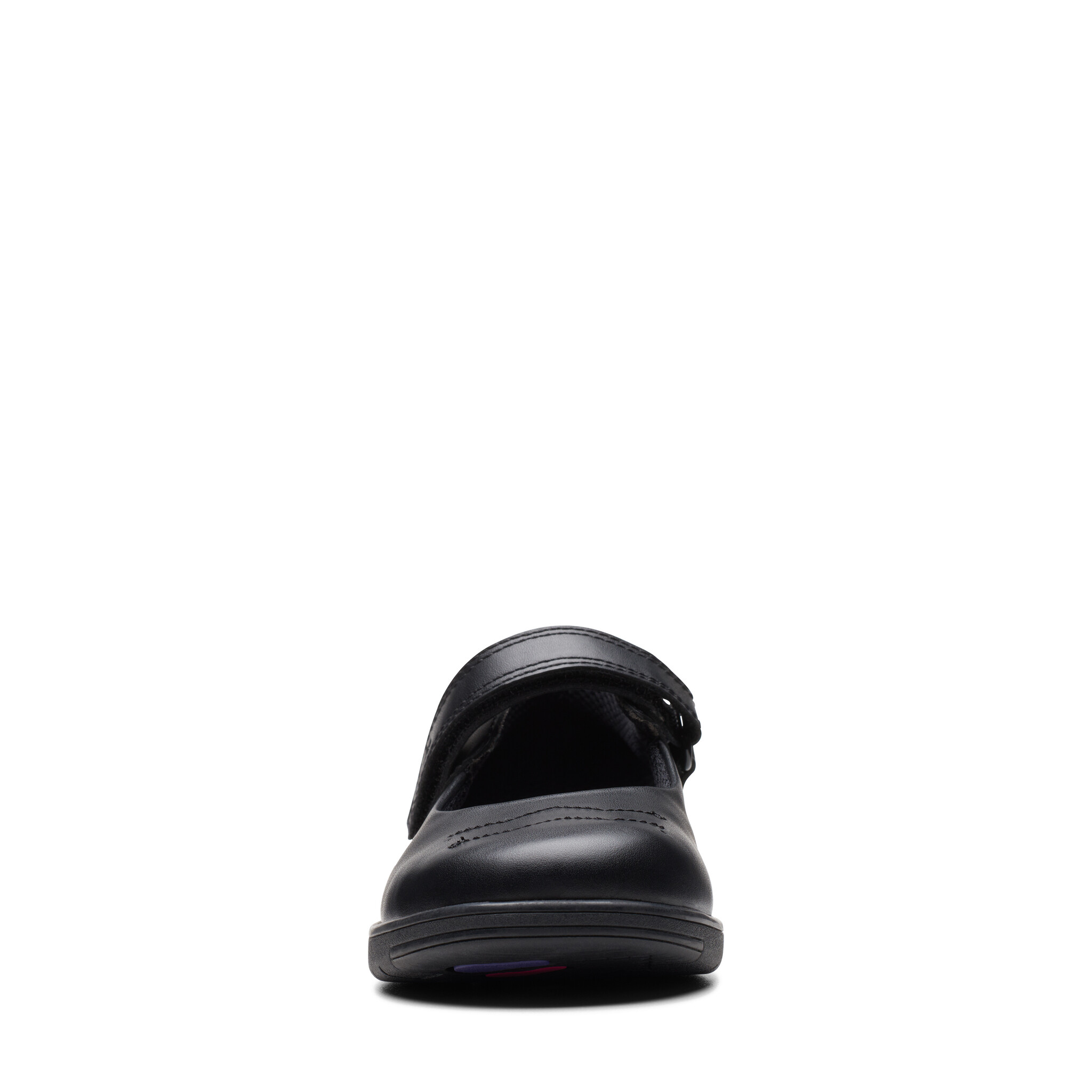 Clarks Jazzy Jig Black Leather Infant