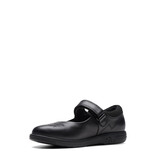 Clarks Jazzy Jig Black Leather Infant