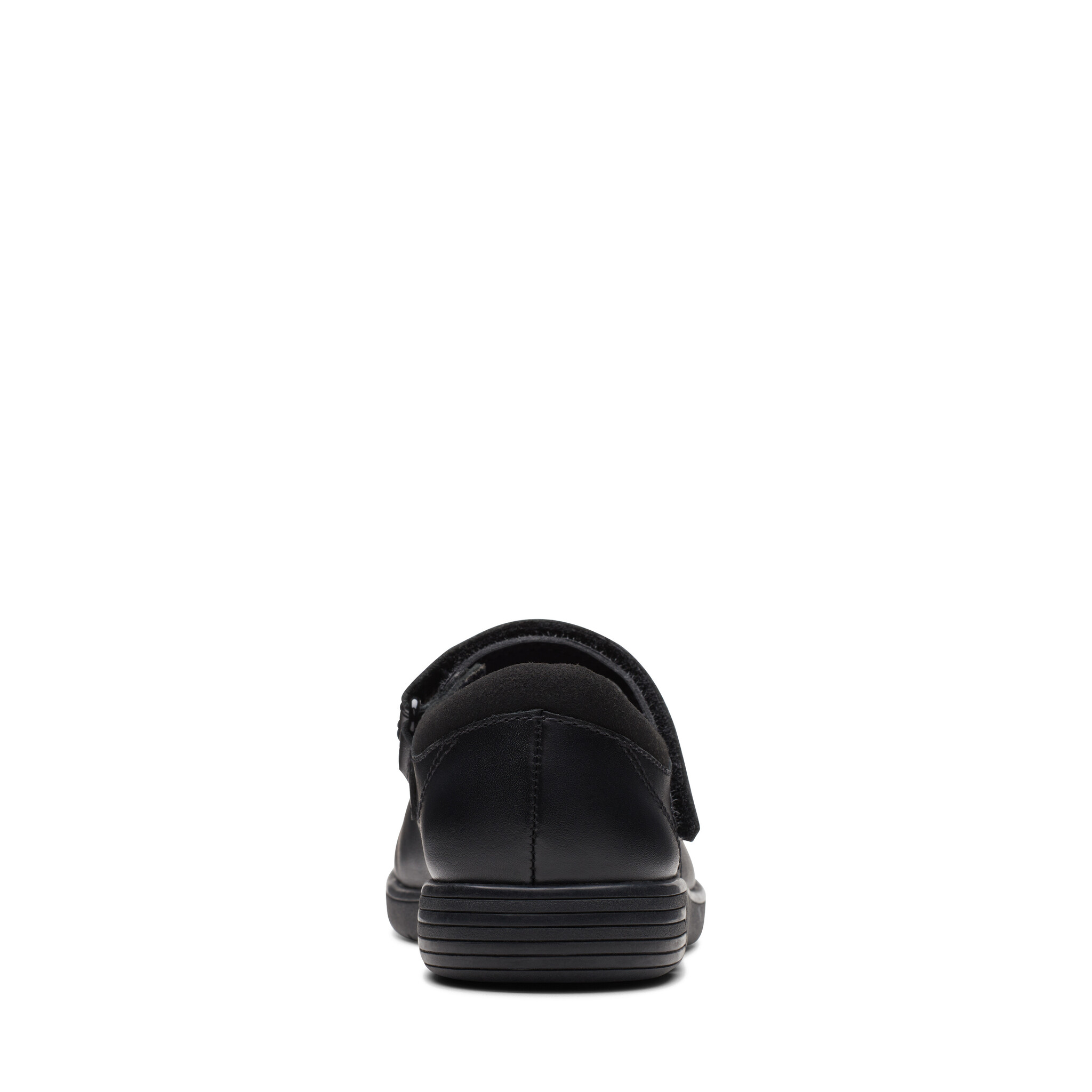 Clarks Jazzy Jig Black Leather Junior