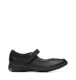 Clarks Relda Sea Infant Black Leather