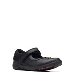 Clarks Relda Sea Infant Black Leather